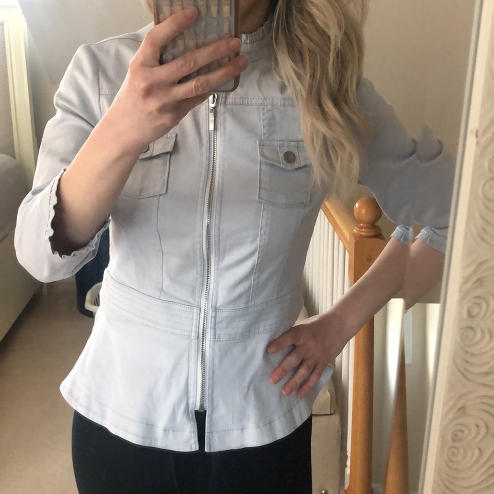 White House Black Market Peplum Jacket